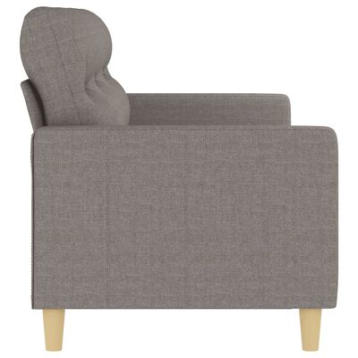 vidaXL Sofa 3-osobowa, kolor taupe, 180 cm, tapicerowana tkaniną