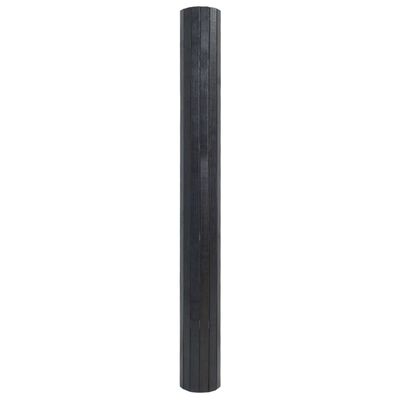 vidaXL Dywan prostokątny, szary, 60x400 cm, bambusowy