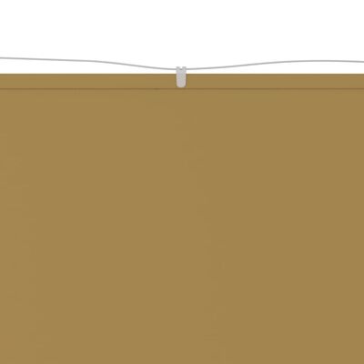 vidaXL Markiza pionowa, beżowa, 140x600 cm, tkanina Oxford