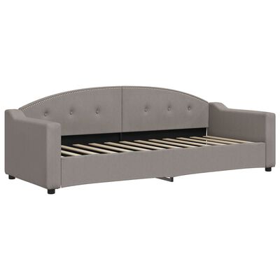 vidaXL Sofa z funkcją spania, kolor taupe, 80x200 cm, obite tkaniną