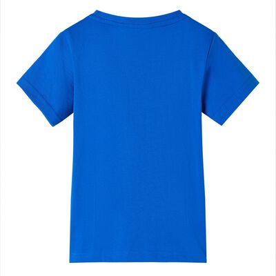 Koszulka dziecięca, jaskrawoniebieska, 128