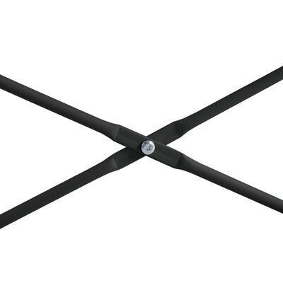 vidaXL Biurko komputerowe, czarne 110x72x70 cm materiał drewnopochodny
