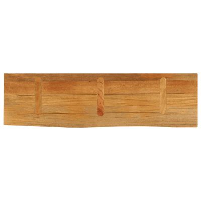 vidaXL Blat stołu z naturalną krawędzią, 100x40x2,5 cm, drewno mango