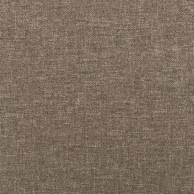 vidaXL Zagłówki do łóżka, 2 szt., taupe, 100x5x78/88 cm, tkanina