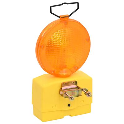 vidaXL Lampy sygnalizacyjne, 2 szt., z bateriami, 18x8x37 cm