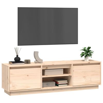 vidaXL Szafka pod telewizor, 140x35x40 cm, lite drewno sosnowe