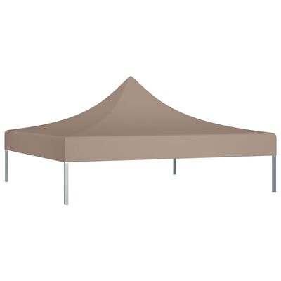 vidaXL Dach namiotu imprezowego, 3 x 3 m, kolor taupe, 270 g/m²