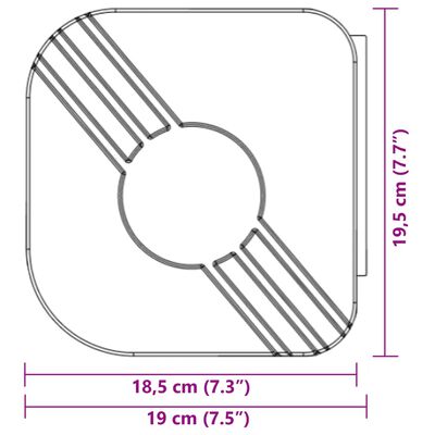 vidaXL Zwijana markiza, niebiesko-biała, 5x3 m, tkanina i aluminium