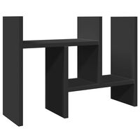 vidaXL Organizer na biurko, czarny, 34,5x15,5x35,5 cm