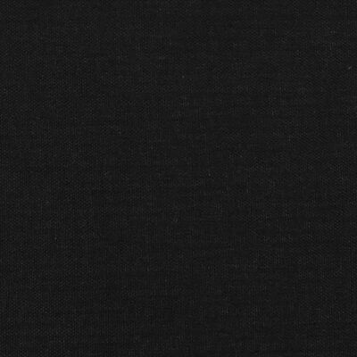 vidaXL Zagłówek do łóżka, czarny, 90x5x78/88 cm, tkanina