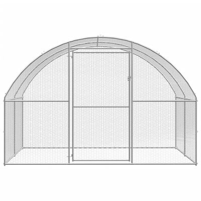 vidaXL Klatka zewnętrzna dla kurcząt, 3x6x2 m, stal galwanizowana