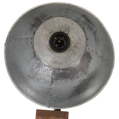 vidaXL Lampa stojąca, 25 W, srebro vintage, 45x45x120 cm, E27