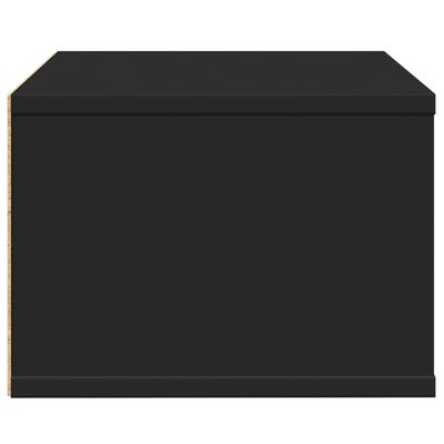 vidaXL Stojak pod drukarkę, czarny, 40x32x22,5 cm
