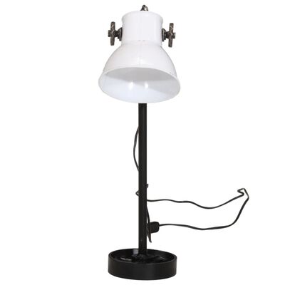 vidaXL Lampa stołowa, 25 W, biała, 15x15x55 cm, E27