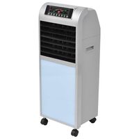 vidaXL Przenośny klimatyzer, 120 W, 8 L, 385 m³/h, 37,5x35x94,5 cm