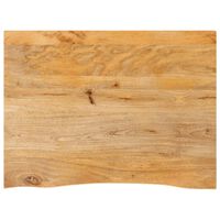 vidaXL Blat stołu z naturalną krawędzią, 90x60x3,8 cm, drewno mango