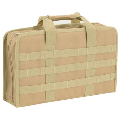 vidaXL Torba na pistolet, khaki, 40x24x10 cm, tkanina Oxford