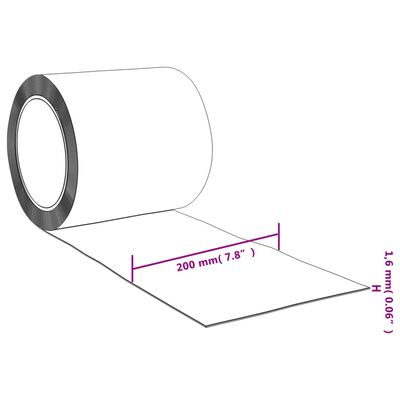 vidaXL Kurtyna paskowa, niebieska, 200 mm x 1,6 mm, 50 m, PVC