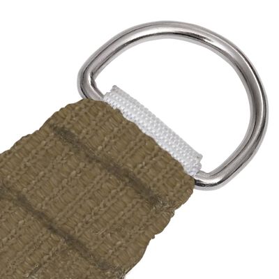 vidaXL Żagiel przeciwsłoneczny, 160 g/m², kolor taupe, 3x4x5 m, HDPE