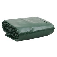 vidaXL Plandeka, zielona, 1x2,5 m, 650 g/m²