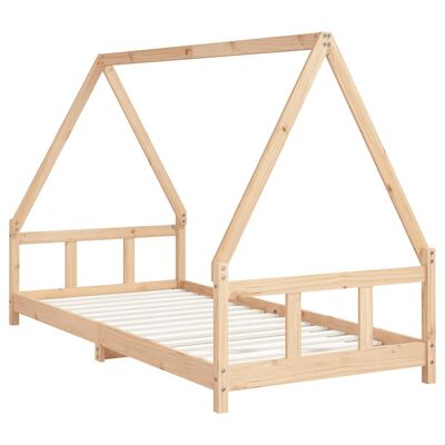 vidaXL Rama łóżka dla dzieci, 90x200 cm, drewno sosnowe