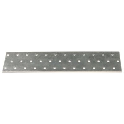 vidaXL Płytki perforowane, 40 szt., 2 mm, 240x60 mm, stal ocynkowana