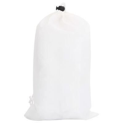 vidaXL Siatka maskująca z torbą do przechowywania, 729x602 cm, biała