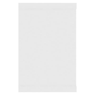 vidaXL Półki ścienne kostki, 4 szt., białe, 60x15x23 cm