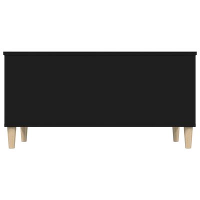 vidaXL Stolik kawowy, czarny, 90x44,5x45 cm, materiał drewnopochodny