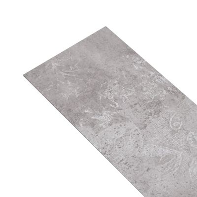vidaXL Samoprzylepne panele podłogowe, PVC, 5,21 m², 2 mm, szare