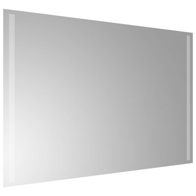 vidaXL Lustro łazienkowe z LED, 60x90 cm