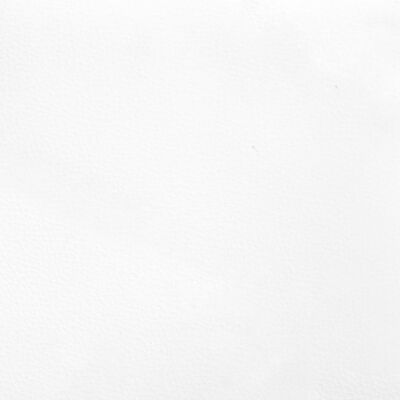 vidaXL Zagłówek uszak, biały, 83x23x118/128 cm, sztuczna skóra