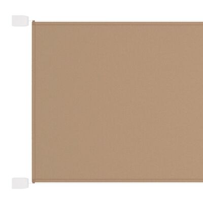 vidaXL Markiza pionowa, kolor taupe, 140x800 cm, tkanina Oxford