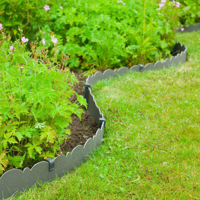 Nature Ozdobne obrzeże ogrodowe, 0,13 x 12 m, 3 mm, szare