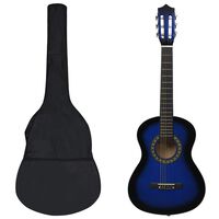 vidaXL 8-cz. zestaw do nauki gry na gitarze klasycznej, 1/2, 34"