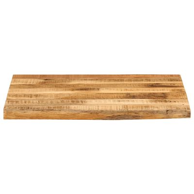 vidaXL Blat stołu, 80x80x2,5cm, naturalna krawędź, surowe drewno mango