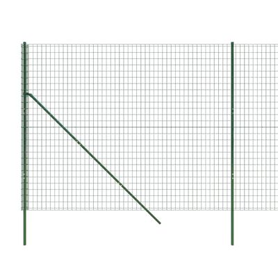 vidaXL Ogrodzenie ze zgrzewanej siatki, zielone, 2x10 m