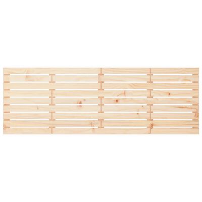 vidaXL Wezgłowie łóżka, 186x3x63 cm, lite drewno sosnowe