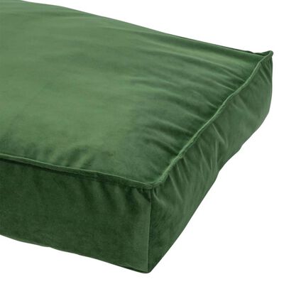 Madison Legowisko dla psa Velvet, 80x55x15 cm, zielone