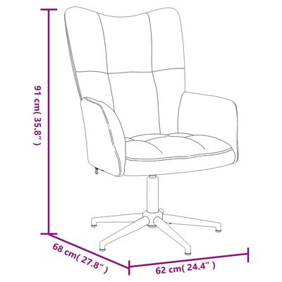 vidaXL Fotel, czarny, obity aksamitem