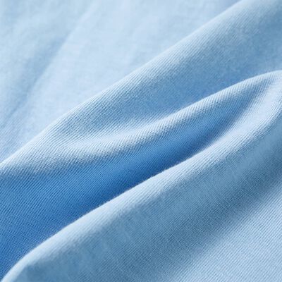 Koszulka dziecięca z krótkimi rękawami, jasnoniebieska, 140