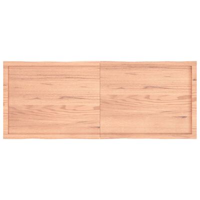 vidaXL Blat, jasnobrązowy 160x60x(2-6) cm drewno z naturalną krawędzią