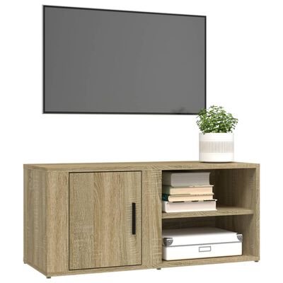 vidaXL Szafka pod TV, dąb sonoma, 80x31,5x36 cm