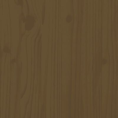 vidaXL Obudowa kosza na śmieci, miodowy brąz, 84x90x128,5 cm, sosna
