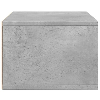 vidaXL Stojak pod drukarkę, szarość betonu, 40x32x22,5 cm