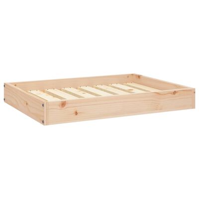 vidaXL Legowisko dla psa, 71,5x54x9 cm, lite drewno sosnowe