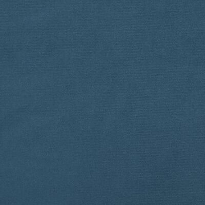 vidaXL Materac kieszeniowy, ciemnoniebieski, 120x200x20 cm, aksamit