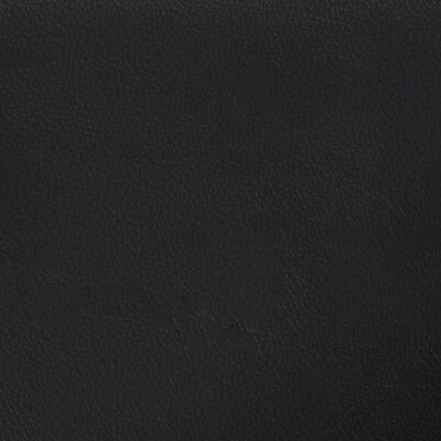 vidaXL Materac kieszeniowy, czarny, 140x200x20 cm, sztuczna skóra