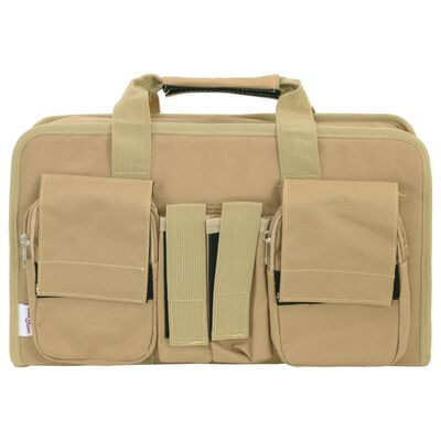 vidaXL Torba na pistolet, khaki, 40x24x10 cm, tkanina Oxford