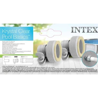 Intex Adaptery B do węży, 2 szt., 32 mm do 38 mm